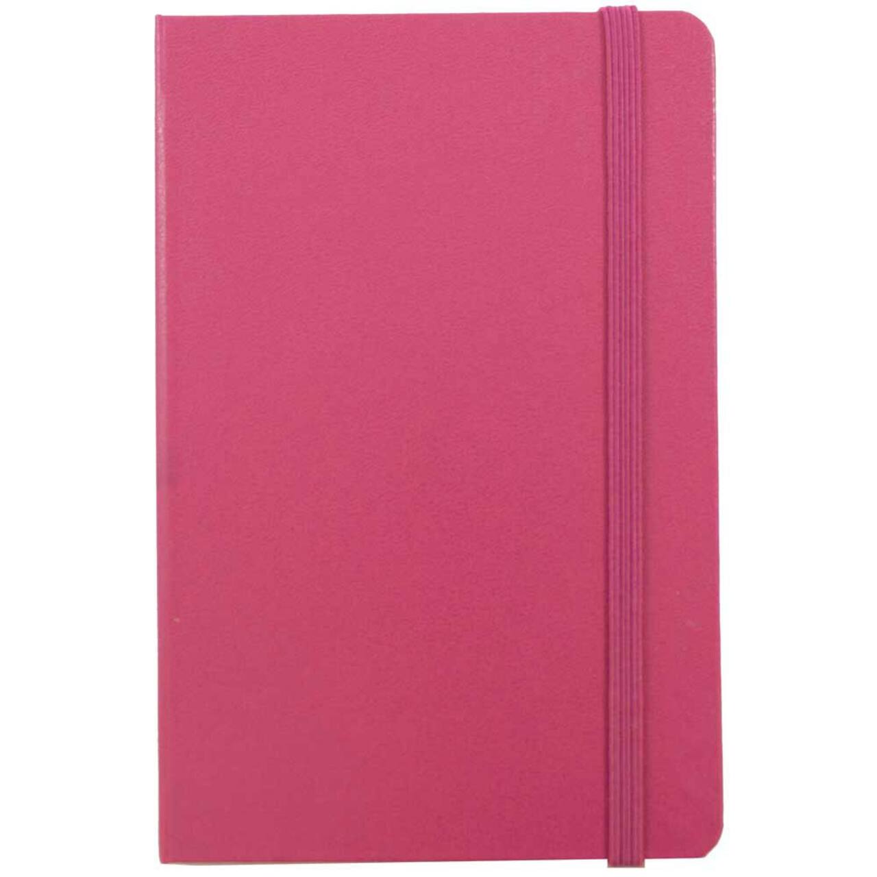 JAM Paper Travel Size Hardcover Notebook with Elastic Band